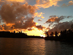 Sunset on Wilson Lake